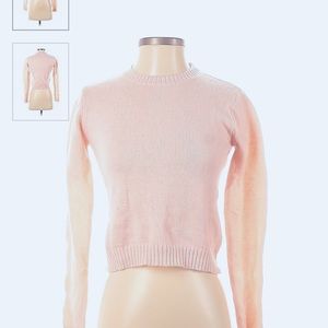 Brandy Melville crop dusty rose sweater